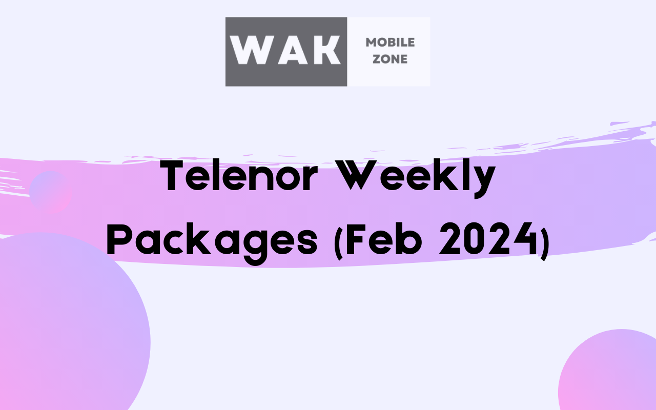 Telenor weekly packages feb 2024